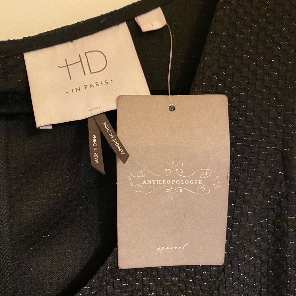 Black and sparkle dress from Anthropologie